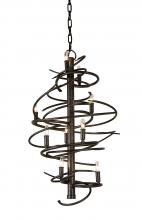 2nd Avenue Designs Blue 117122 - 18" Wide Cyclone 9 Light Chandelier