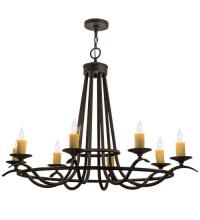 2nd Avenue Designs Blue 117861 - 48"L Octavia 8 LT Oblong Chandelier