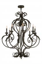 2nd Avenue Designs Blue 120434 - 36"W Josephine 8 LT Chandelier