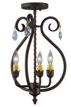 2nd Avenue Designs Blue 141643 - 12"W Antonia 3 LT Chandelier