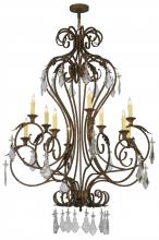 2nd Avenue Designs Blue 145747 - 48"W Josephine 10 LT Chandelier