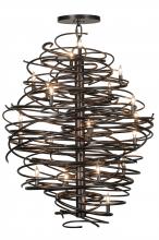 2nd Avenue Designs Blue 148305 - 42"W Cyclone 20 LT Chandelier