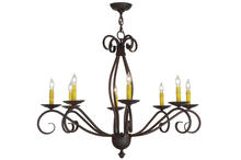 2nd Avenue Designs Blue 151019 - 36"W Sienna 8 LT Chandelier