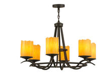 2nd Avenue Designs Blue 151693 - 39"W Octavia 6 LT Chandelier