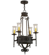 2nd Avenue Designs Blue 156470 - 24" Wide Lorenzo 4 Light Chandelier