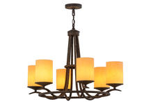 2nd Avenue Designs Blue 156964 - 36"W Octavia 6 LT Chandelier