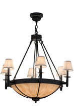 2nd Avenue Designs Blue 157167 - 36"W Freya 6 LT Chandelier