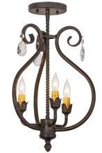 2nd Avenue Designs Blue 157891 - 12" Wide Antonia 3 Light Chandelier