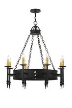 2nd Avenue Designs Blue 167058 - 38"W Sabrina 8 LT Chandelier