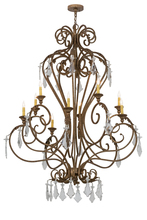 2nd Avenue Designs Blue 169309 - 48"W Josephine 10 LT Chandelier