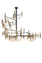 2nd Avenue Designs Blue 177477 - 123"L Alva Kavel Chandelier