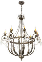 2nd Avenue Designs Blue 178081 - 40" Wide Antonia 8 Light Chandelier