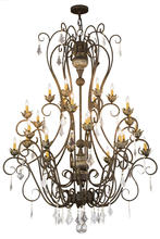 2nd Avenue Designs Blue 182707 - 51"W Felicia Chandelier