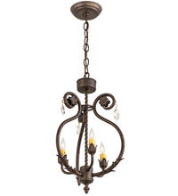 2nd Avenue Designs Blue 204679 - 12" Wide Antonia 3 Light Chandelier