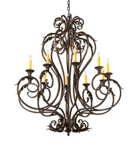 2nd Avenue Designs Blue 210727 - 42" Wide Josephine 10 Light Chandelier