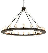 2nd Avenue Designs Blue 231228 - 60" Wide Loxley 20 Light Chandelier