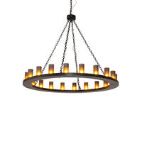 2nd Avenue Designs Blue 235046 - 60" Wide Loxley 20 Light Chandelier