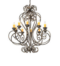 2nd Avenue Designs Blue 243808 - 42" Wide Fernando 10 Light Chandelier