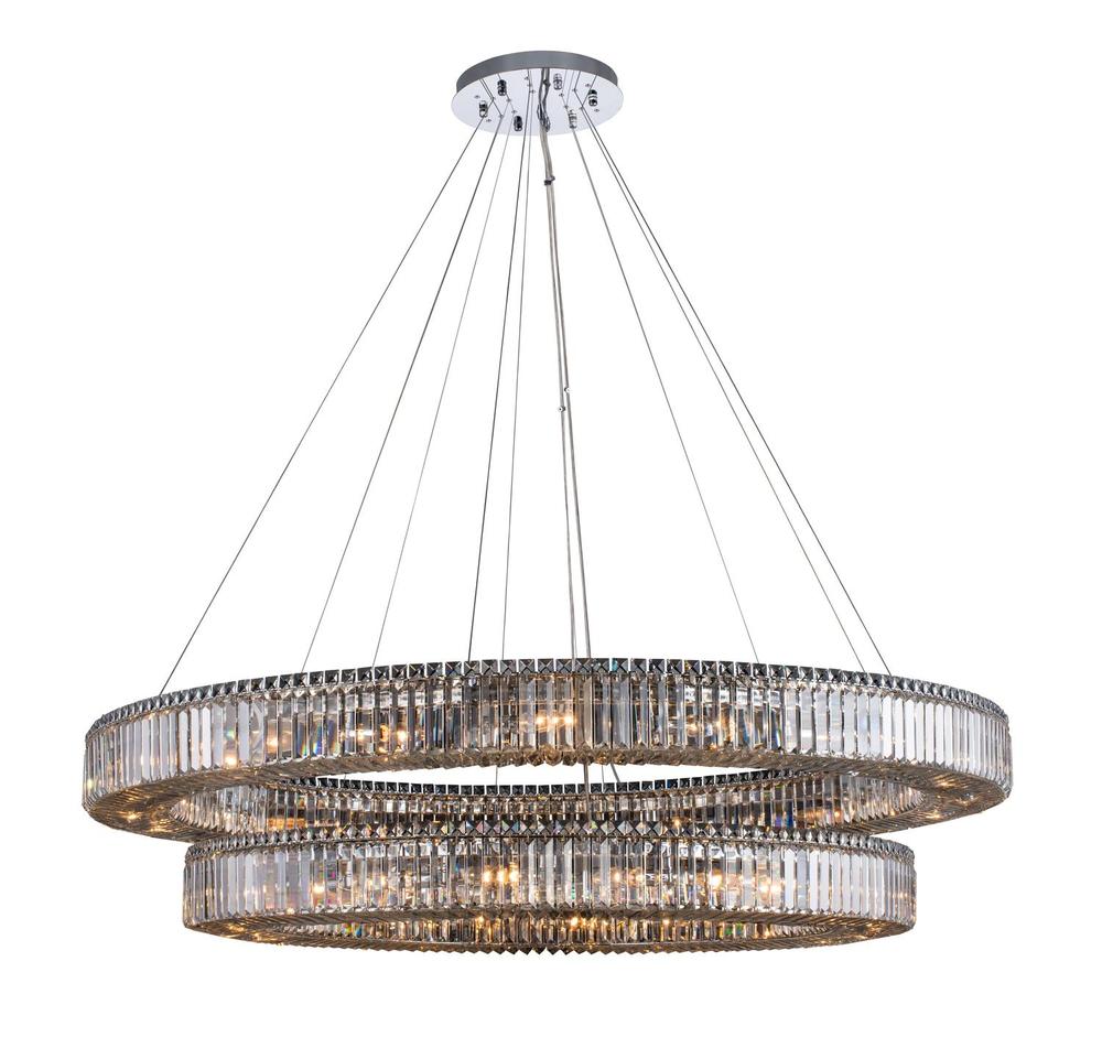 Rondelle 2 Tier Pendant (47&#34; + 60&#34;)