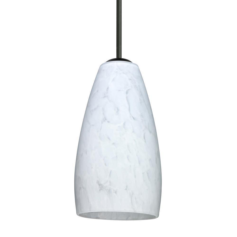 Besa Chrissy Pendant Black Carrera 1x9W LED