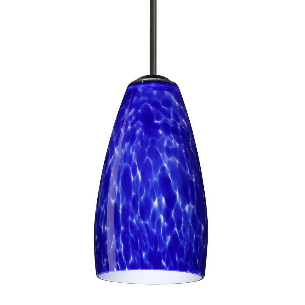 Besa Chrissy Pendant Black Blue Cloud 1x50W MAX E12 Base