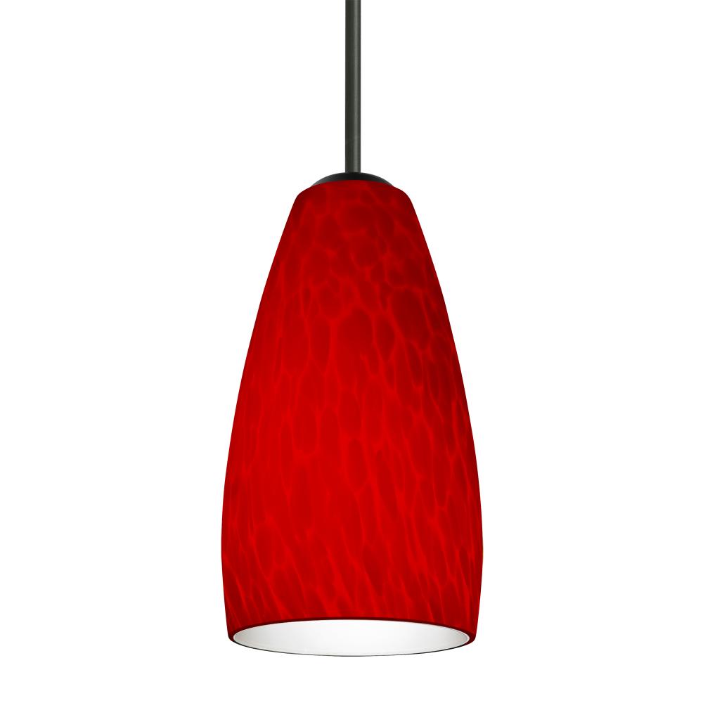 Besa Chrissy Pendant Black Red Cloud 1x50W MAX E26 Base