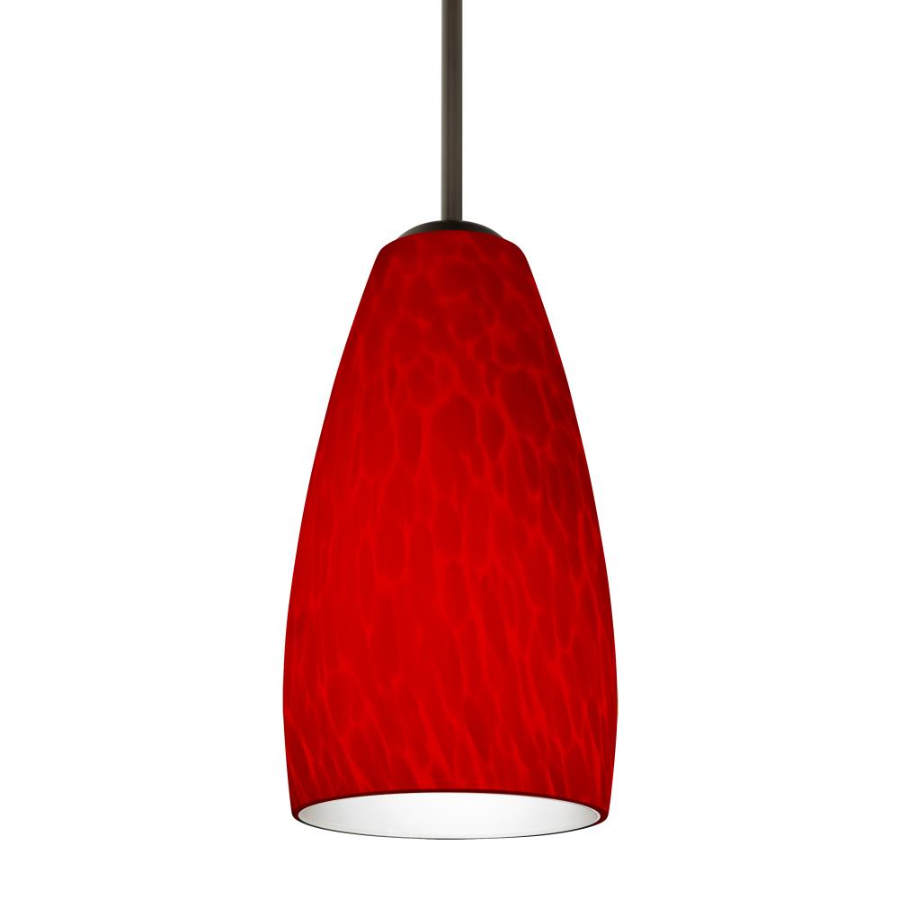 Besa Chrissy Pendant Bronze Red Cloud 1x50W MAX E26 Base