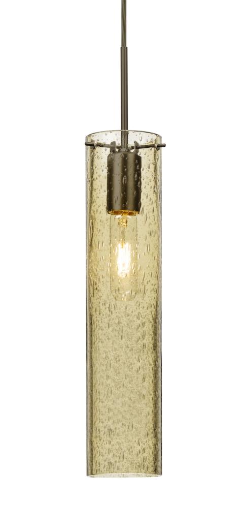 Besa, Juni 16 Cord Pendant, Gold Bubble, Bronze, 1x60W Medium Base