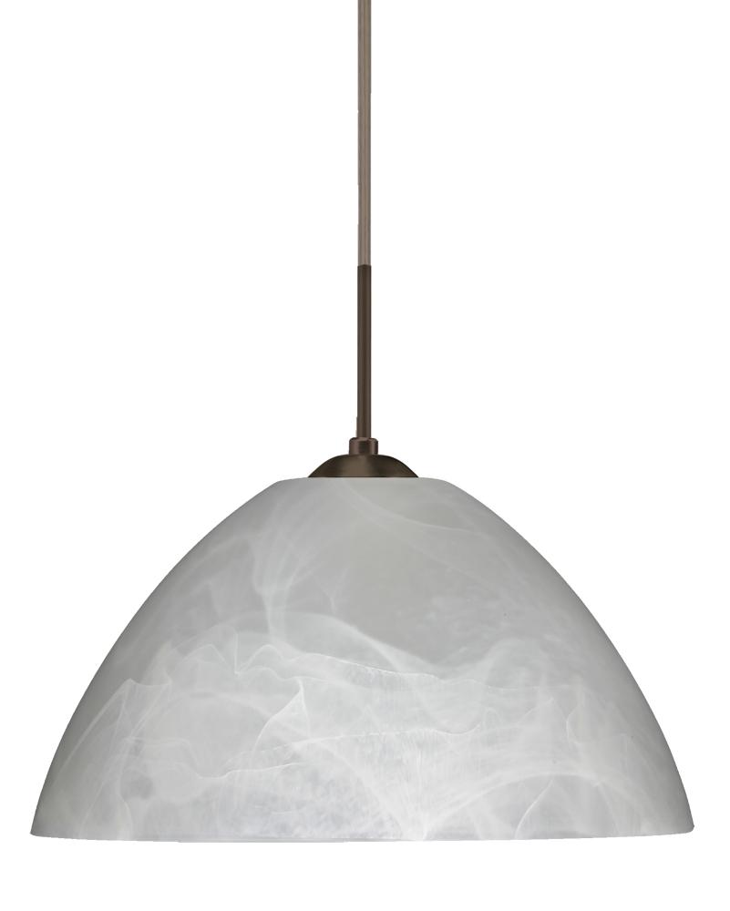 Besa Tessa LED Pendant Marble Bronze 1x9W LED