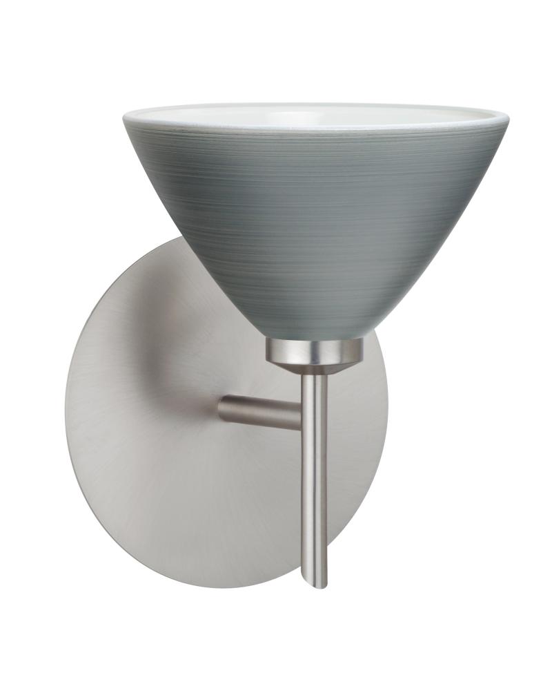 Besa Wall Domi Satin Nickel Titan 1x40W G9