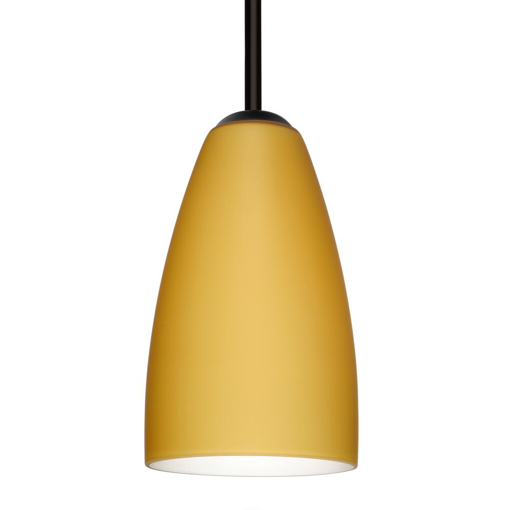 Besa Riva 9 LED Pendant 1Tt Vanilla Matte Black 1x9W LED