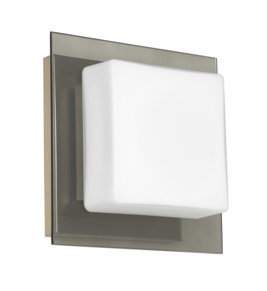 Besa Wall Alex Satin Nickel Opal/Smoke 1x50W G9