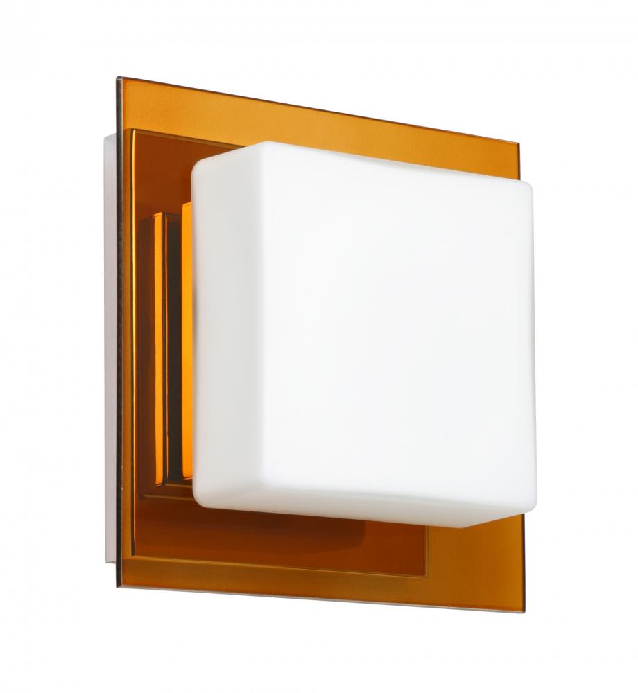 Besa Wall Alex Chrome Opal/Armagnac 1x5W LED