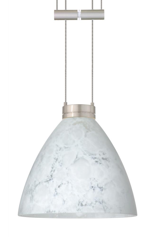 Besa Pendant Mia Satin Nickel Carrera 1x50W Halogen