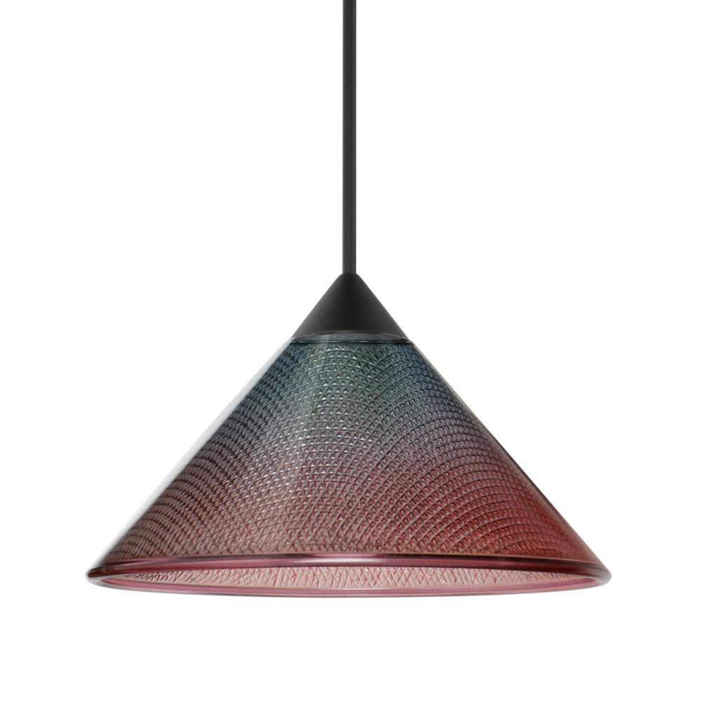 Besa Pendant Kona, Black Finish, Bi-Color 1x50W MAX GY6.35 Base