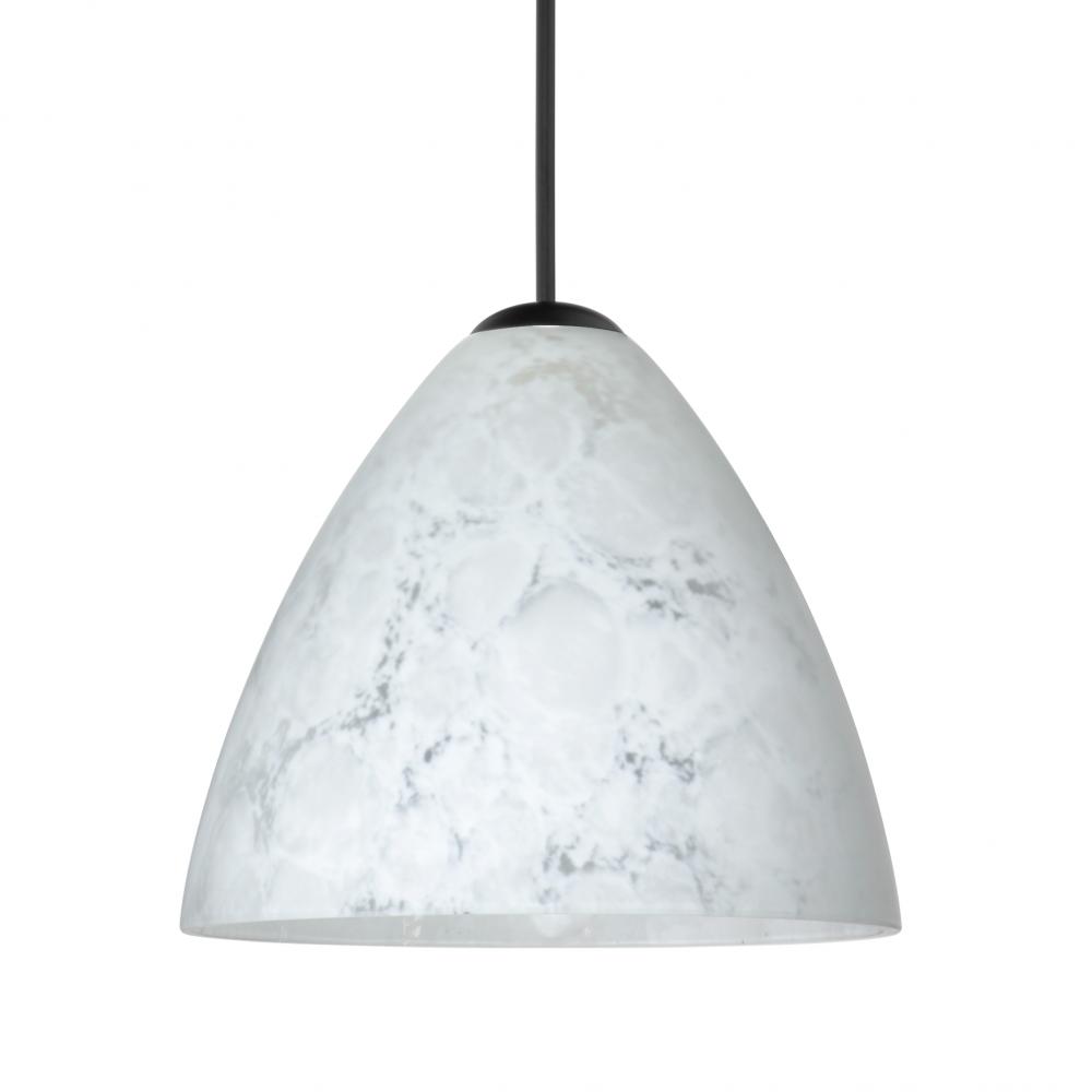 Besa Pendant Mia, Black Finish, Carrera 1x5W LED