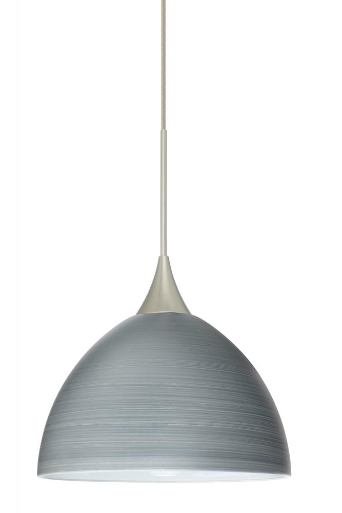 Besa Pendant Brella Satin Nickel Titan 1x6W LED