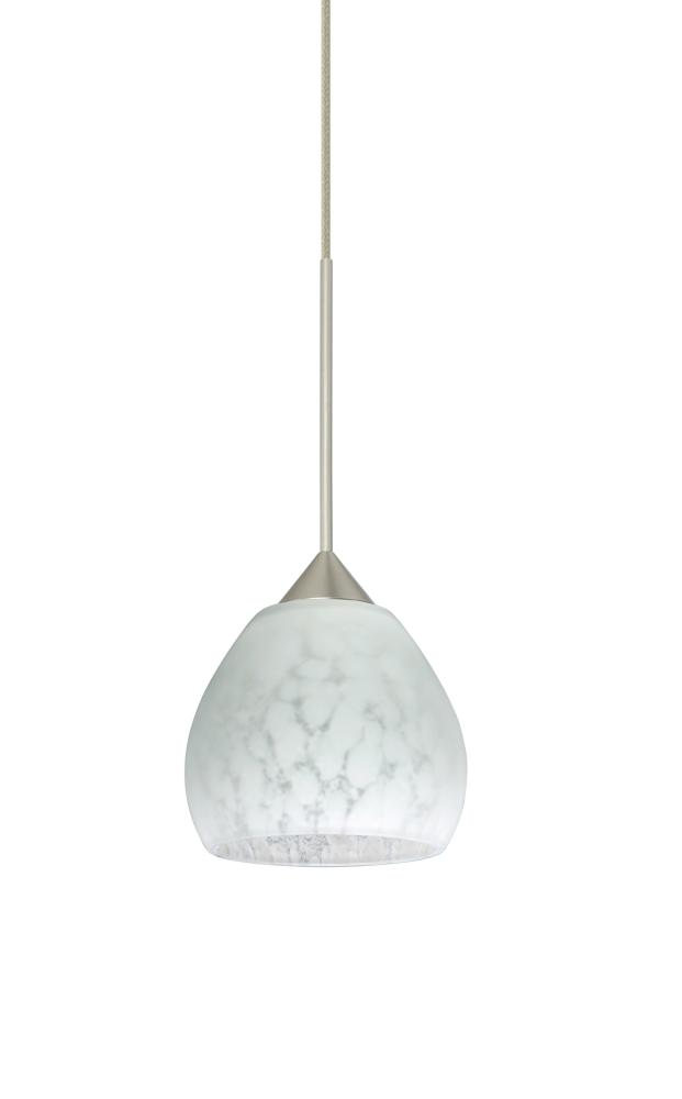 Besa Pendant Tay Tay Satin Nickel Carrera 1x5W LED