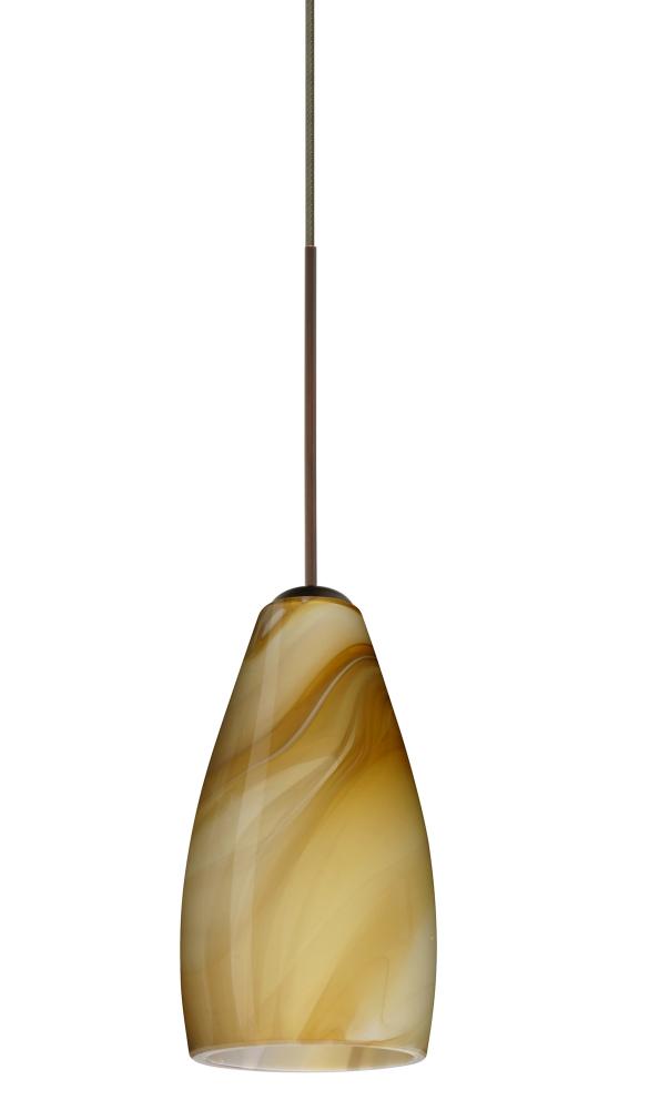 Besa Pendant Karli Bronze Honey 1x5W LED