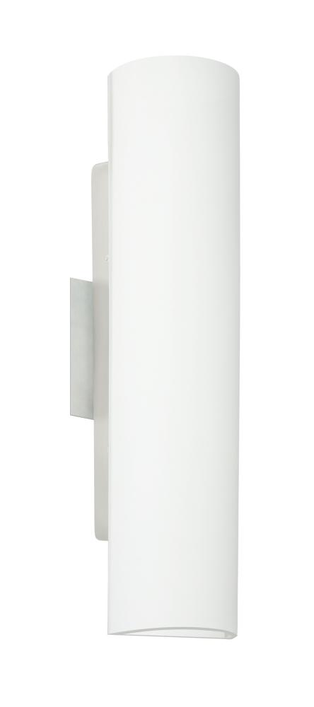 Besa Wall Darci 16 Polished Nickel Opal Matte 2x60W Medium Base