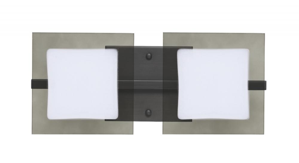 Besa Wall Alex Bronze Opal/Smoke 2x50W G9