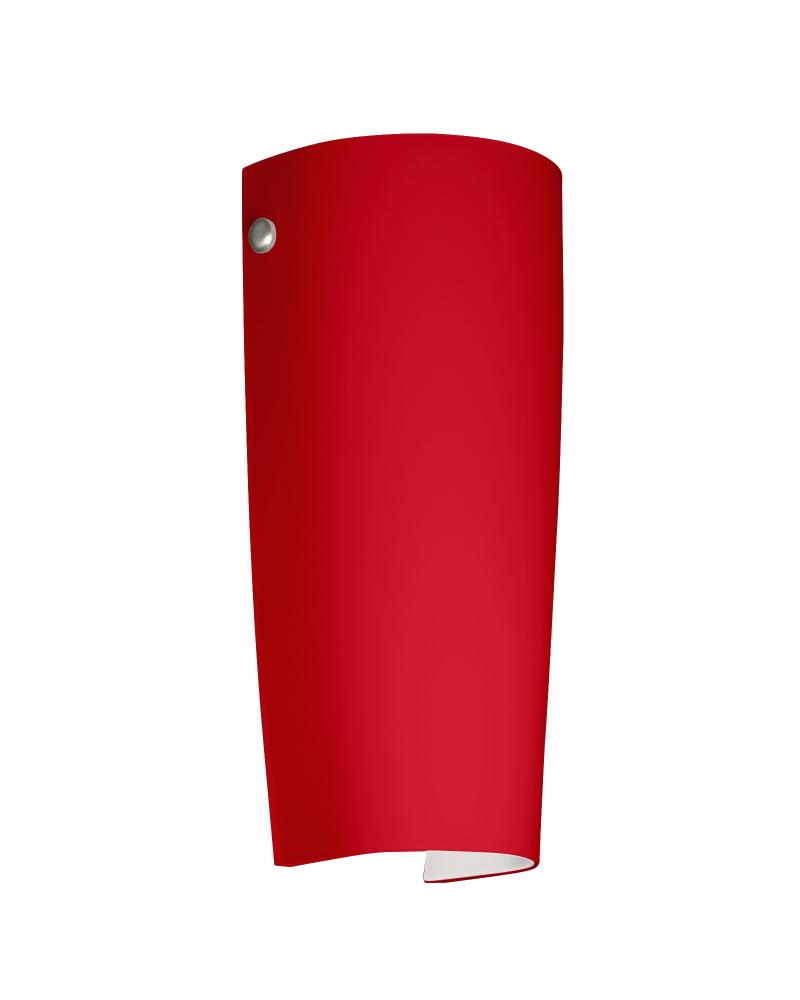 Besa Tomas LED Wall Ruby Matte Satin Nickel 1x8W LED