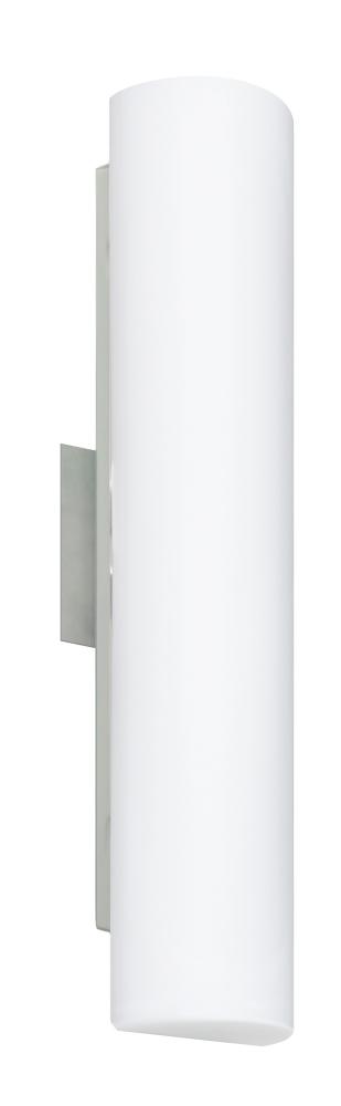 Besa Wall Baaz 20 Satin Nickel Opal Matte 3x40W B10