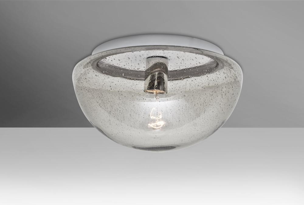 Costaluz, 8490 Series Ceiling, Clear Bubble,  Finish, 1x100W Incandescent