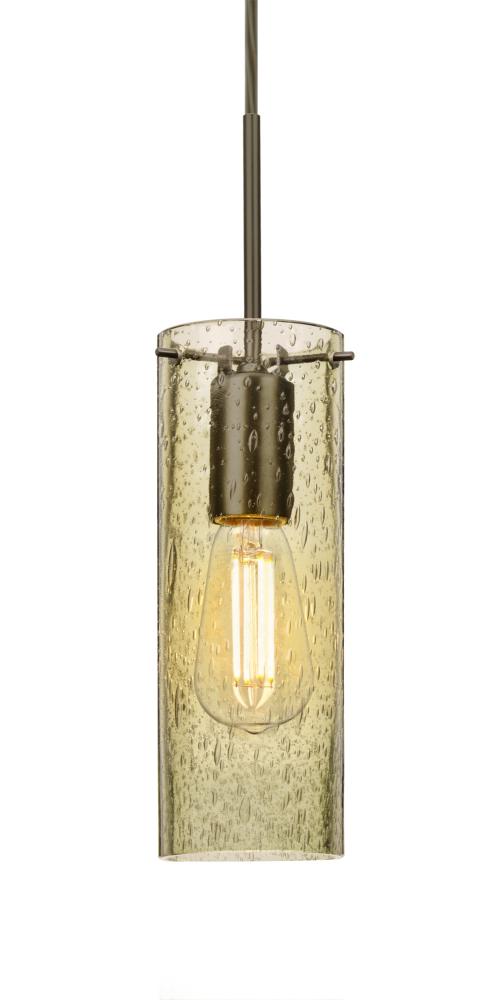 Besa, Juni 10 Pendant For Multiport Canopy, Gold Bubble, Bronze, 1x4W LED Filament