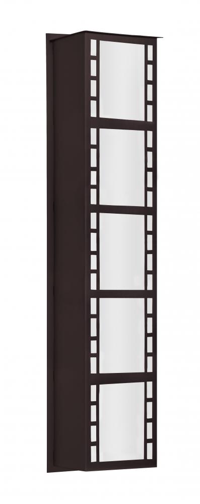 Besa Outdoor Napoli 26 Bronze White Acrylic 3x8W LED