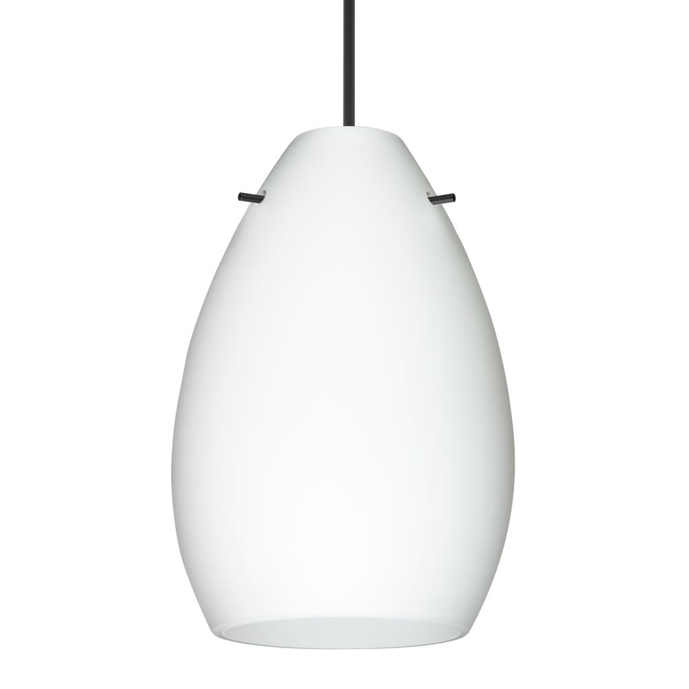 Besa Pendant Pera 6, Black Finish, Opal Matte 1x50W MAX GY6.35 Base