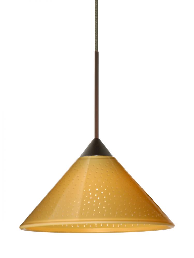 Besa Pendant Kona Bronze Mango Starpoint 1x5W LED, 15Ft. Cord