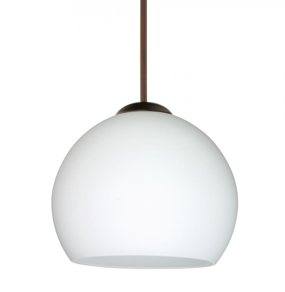 Besa Pendant Palla 5 Bronze Opal Matte 1x5W LED