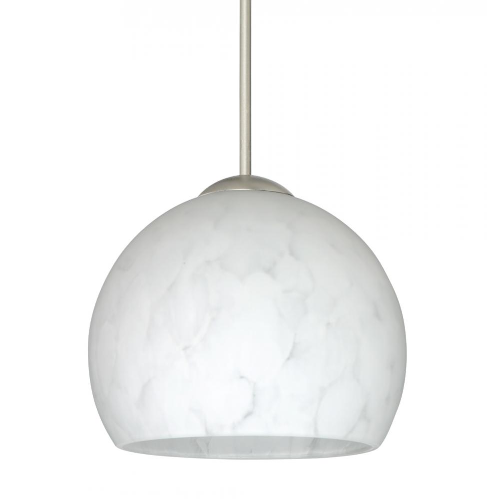 Besa Pendant Palla 5 Satin Nickel Carrera 1x5W LED